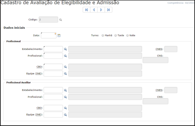 cad elegibilidade dados iniciais