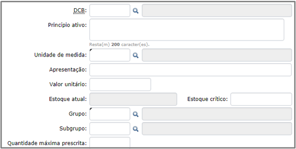 cadastro de materiais 2