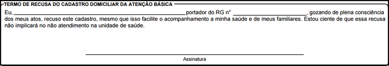 cadastro domiciliar e territorial termo de recusa ficha
